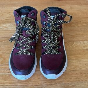 Sorel Women's Maroon and Black Athletic Shoes